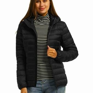 NWT black puffy coat